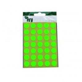 Ivy 13mm Fluorescent Green 140 Labels/Pack