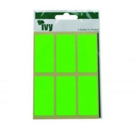 Ivy 25 x 50mm Fluorescent Green 24 Labels/Pack