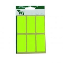 Ivy 25 x 50 mm Fluorescent Yellow 24 Labels/Pack