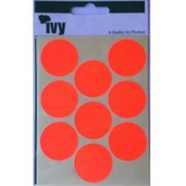 Ivy 29 mm Fluorescent Red 36 Labels/Pack
