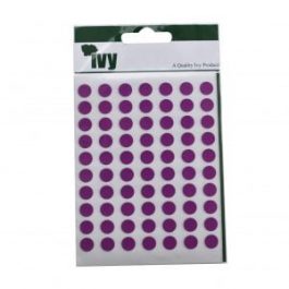 Ivy 8 mm Diameter Purple 490 Labels/Pack