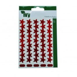 Ivy Stars Red 135 Labels/Pack