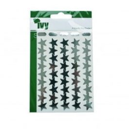 Ivy Stars Silver 135 Labels/Pack