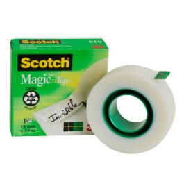 Scotch Magic Tape 19mm x 33m Single Roll