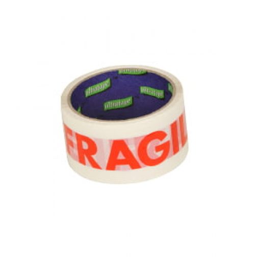 Fragile Printed Tape Red/White