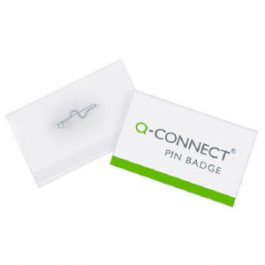 Q-Connect Conference Badges Pin-On 54 x 90 mm Pk 50