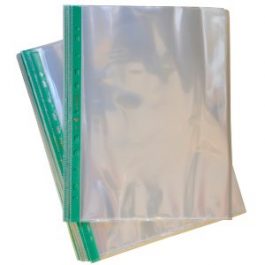 Premium Punched Pockets With Green Strip