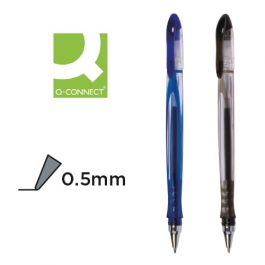 Q-Connect Gel Pens With Rubber Comfort Grip Box 10