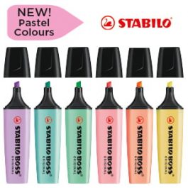 Stabilo Boss Highlighters Pastel Colours