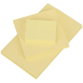 Yellow Repositionable Sticky Notes