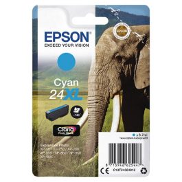 Epson Elephant T2432 Cyan 8.7ml Cartridge