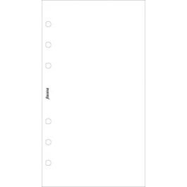 Filofax Personal White Plain Notepaper Refill