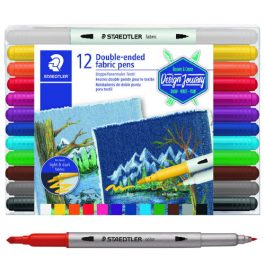 Staedtler Double-Ended Fabric Pens Pk 12
