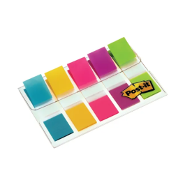 3M Post-It Small Index Flags 5 Colours Pk 100