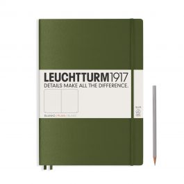 Leuchtturm A4+ Hardcover Master Slim Notebooks With Numbered Pages Plain