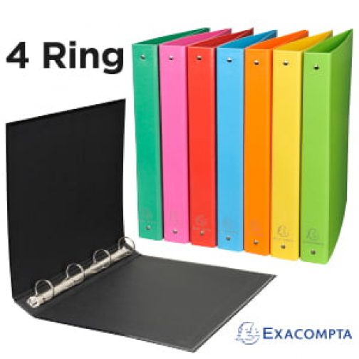 Amazon.com : 1-inch 3 Ring Binder with 2 Interior Pockets, 1'' Basic Binders  Holds US Letter Size 8.5'' x 11'' Paper - Durable, Versatile Binders for  Office, Home, and School Use, 6
