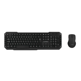 Q-Connect Black Wireless Keyboard & Mouse