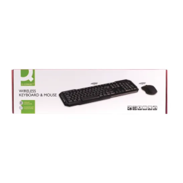 Q-Connect Black Wireless Keyboard & Mouse
