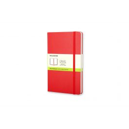 Moleskine Notebook Pocket Plain Scarlet Red Hard Cover