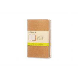 Moleskine Cahier Journals Pocket Plain Kraft Brown