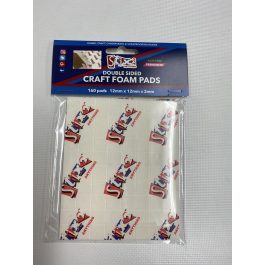 Stix2 Craft Foam Pads 12 x 12 x 2mm Pk 160