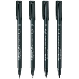 Staedtler Lumocolour Pens Permanent & Waterproof Black