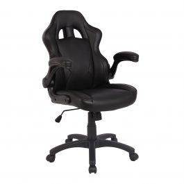 The Warsaw Gaming Chair Black with Black Trim