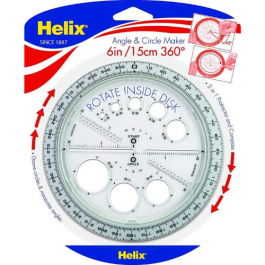 Helix Angle and Circle Template