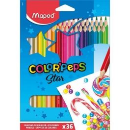 Maped Color Peps Children’s Triangular Colouring Pencils Pk 36