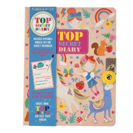 Floss & Rock Top Secret Rainbow Fairy Lockable Diary