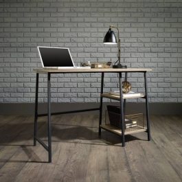 Teknik Industrial Style Bench Desk Charter Oak