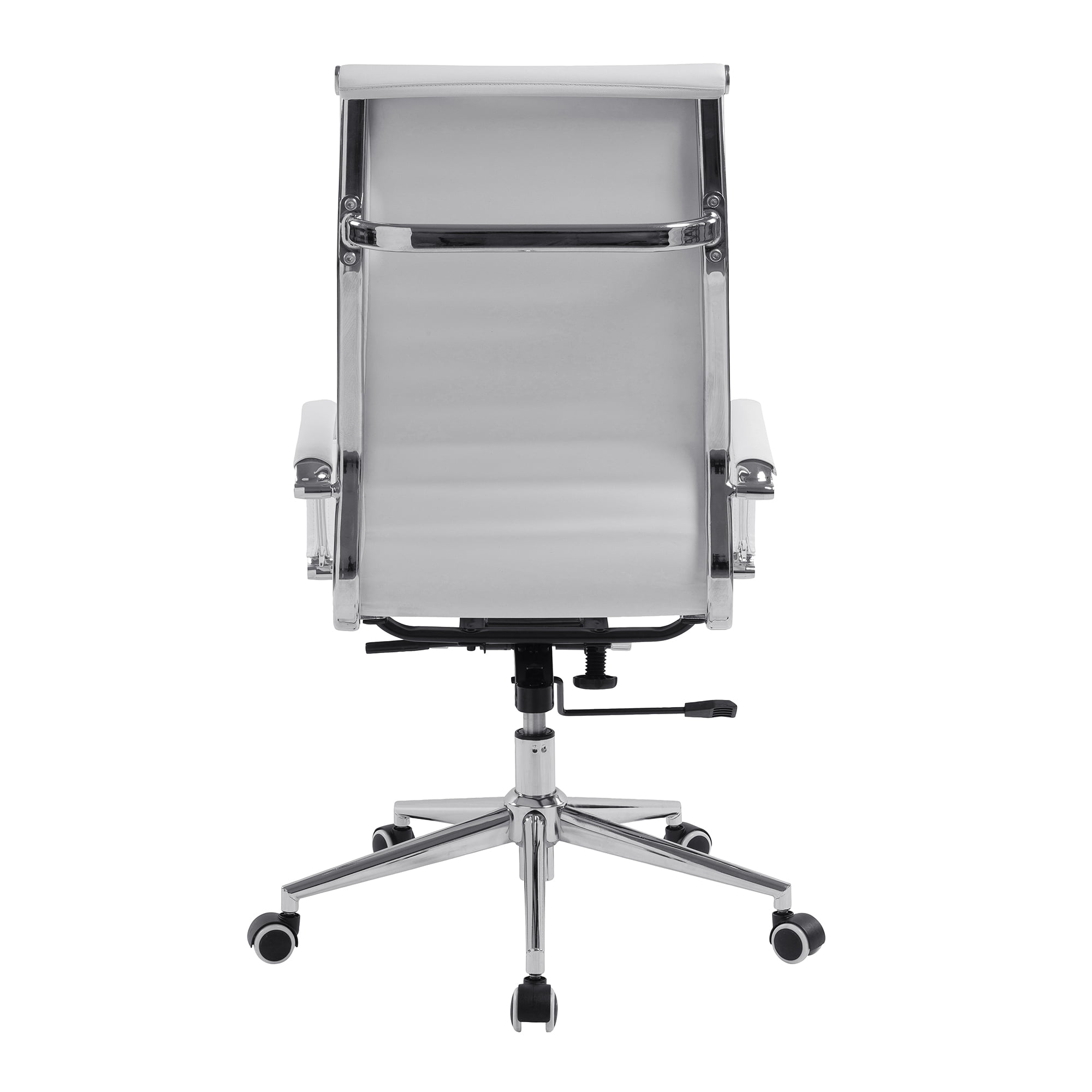 The Oslo Executive Chair White with Chrome Base - Image 5