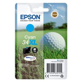 Epson Golf Ball 34XL Cyan 10.8 ml Cartridge