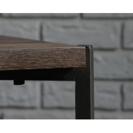 Teknik Chunky Industrial Bench Desk Smoked Oak