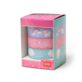 Legami Set Of 3 Colourful Washi Tapes – Unicorn Dream