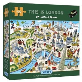 Gibsons Jigsaw This is London 500 Piece Puzzle