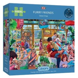 Gibsons Jigsaw Furry Friends 500XL Piece Puzzle
