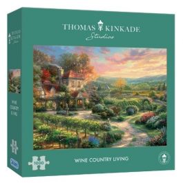 Gibsons Jigsaw Thomas Kinkade Wine Country Living 1000 Piece Puzzle