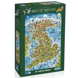 Gibsons Jigsaw Best Of British 1000 Piece Puzzle