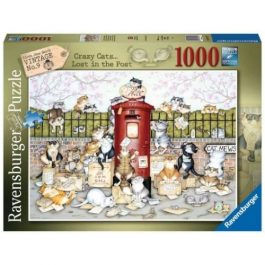 Ravensburger Crazy Cats at the Postbox 1000 Piece Puzzle