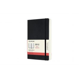 Moleskine 18 Month Daily Notebook Large Black Soft Cover 2021/22