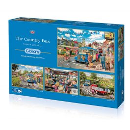 Gibsons Jigsaw The Country Bus 4 x 500 Piece Puzzle