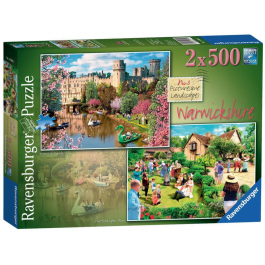 Ravensburger Picturesque Warwickshire 2 x 500 Piece Puzzle