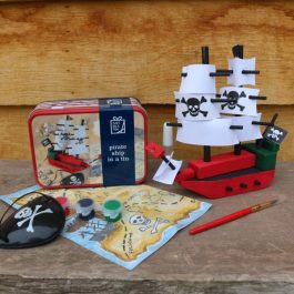 Gift In A Tin Pirate Ship In A Tin