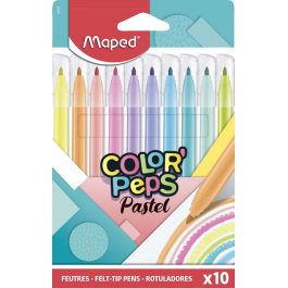 Maped Color Peps Pastel Felt Tips Pk 10