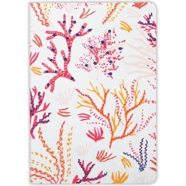 Lulie Wallace Coral Hand Embroidered Ruled Journal B5
