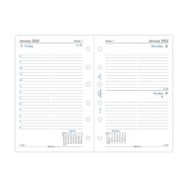 Filofax Pocket Day Per Page English Appointments 2022 Diary Refill