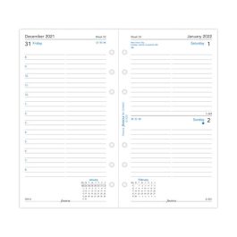 Filofax Personal Day Per Page English Appointments 2022 Diary Refill