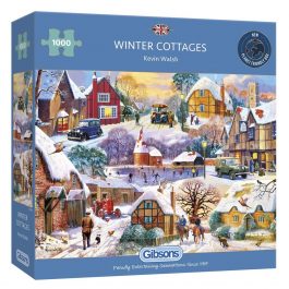 Gibsons Jigsaw Winter Cottages 1000 Piece Puzzle