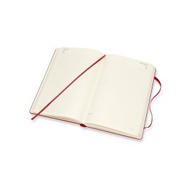 Moleskine 2022 Daily 12 Month Large Diary Scarlet Red Hard Cover